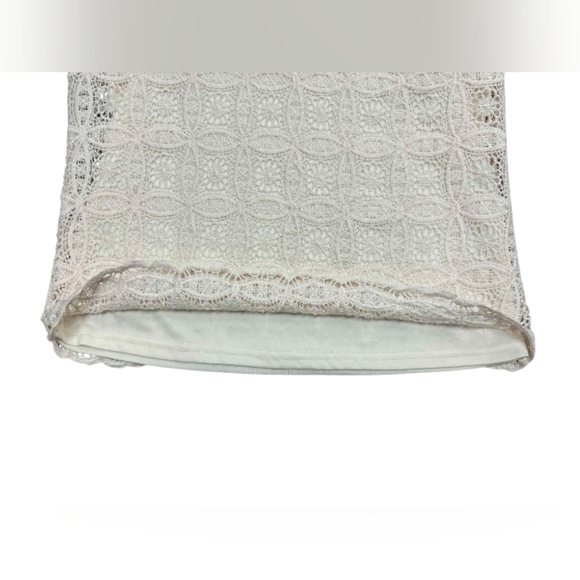 Ricki’s NWT Lace Puff Long Sleeve Top Creme Lacey Size XS - Picture 9 of 11
